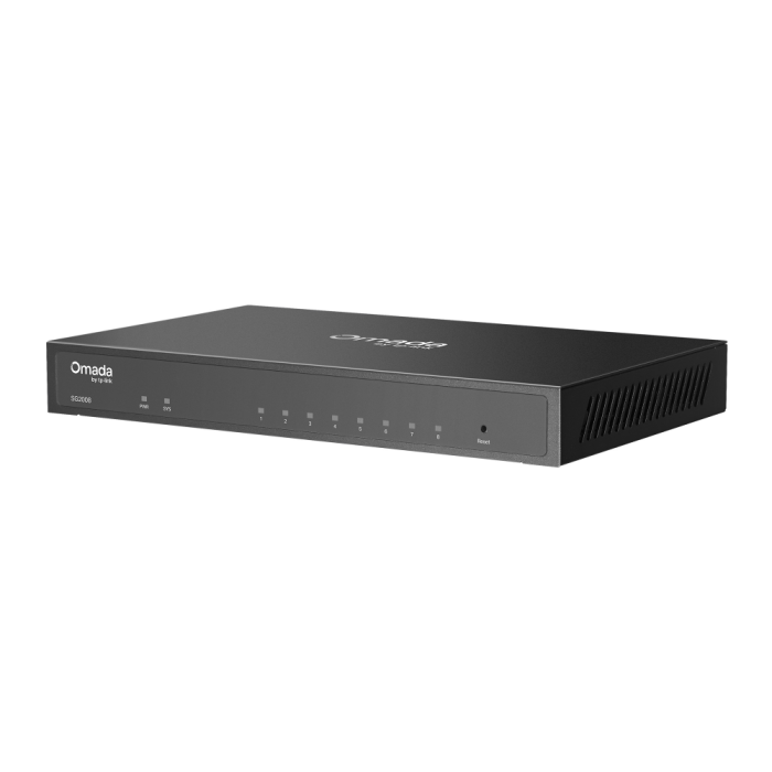 TP-LINK Omada SG2008 8-port Gigabit Smart switch stikalo