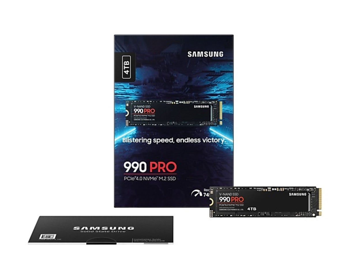 Samsung 4TB 990 PRO SSD M.2 80mm PCI-e 4.0 x4 NVMe