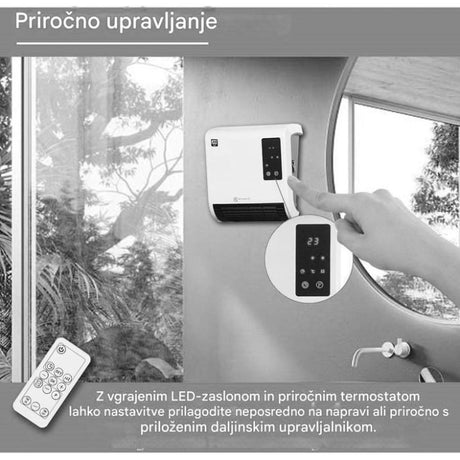 SHE kopalniški ventilatorski grelnik 2000 W