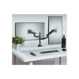 IcyBox IB-MS702-T dvojni namizni nosilec za monitorja do 57"