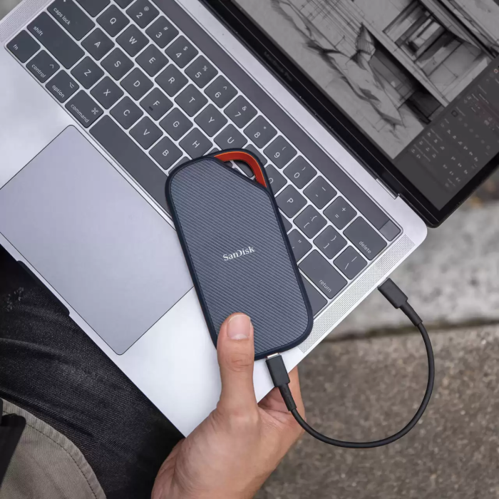 SanDisk 2TB Extreme PRO USB-C NVMe USB 4 zunanji SSD disk