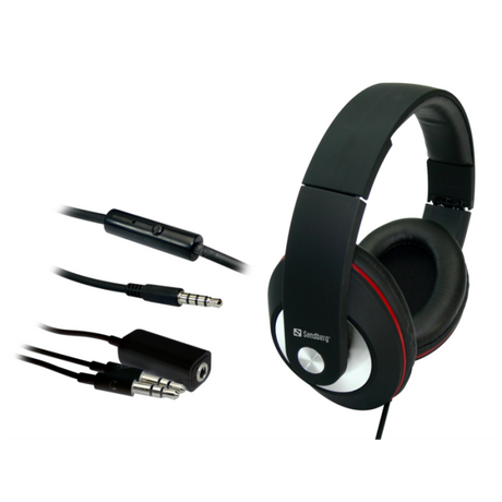 Sandberg Play'n Go Headset Black naglavne slušalke