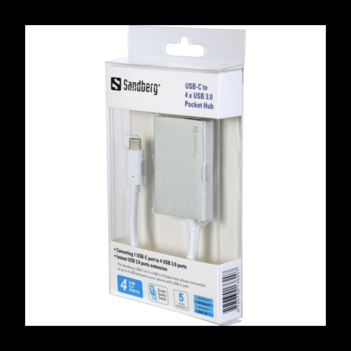 Sandberg USB-C na 4xUSB 3.0 hub