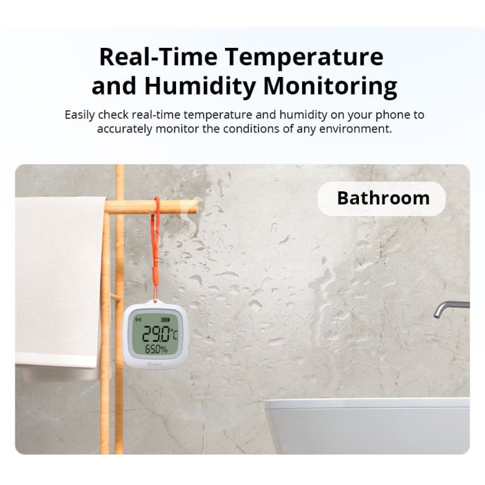 SONOFF ZigBee pametni senzor temperature in vlage SNZB-02WD