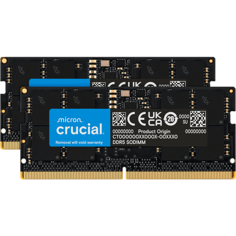 Crucial 24GB Kit (2x12GB) DDR5-5600 SODIMM CL46, 1.1V