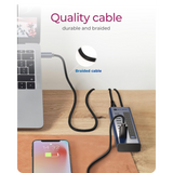 IcyBox IB-HUB1450-C31 10-portni hub vmesnik USB-C 3.2