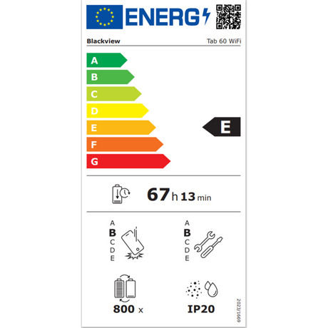 Blackview TAB60 Wi-Fi 10,1 tablični računalnik 4GB+128GB, siva, priložen ovitek in zaščitno steklo