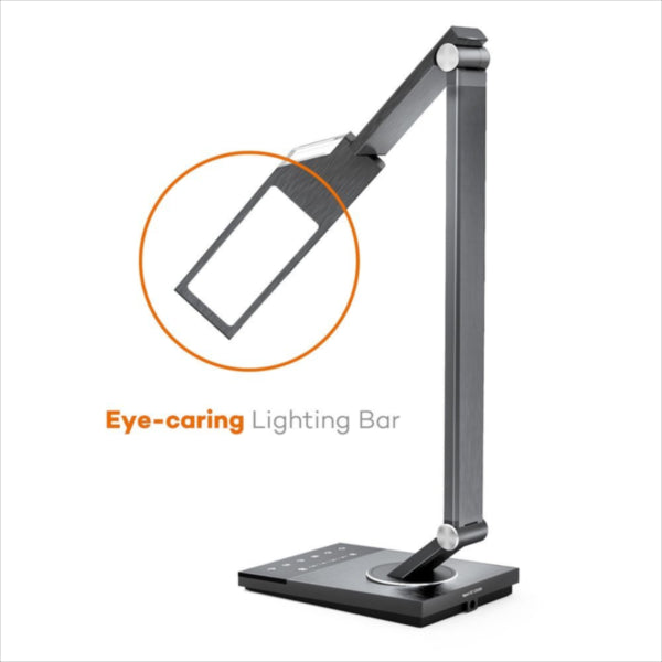TaoTronics touch control Iron Gray LED namizna svetilka TT-DL16