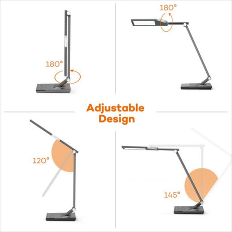 TaoTronics touch control Iron Gray LED namizna svetilka TT-DL16