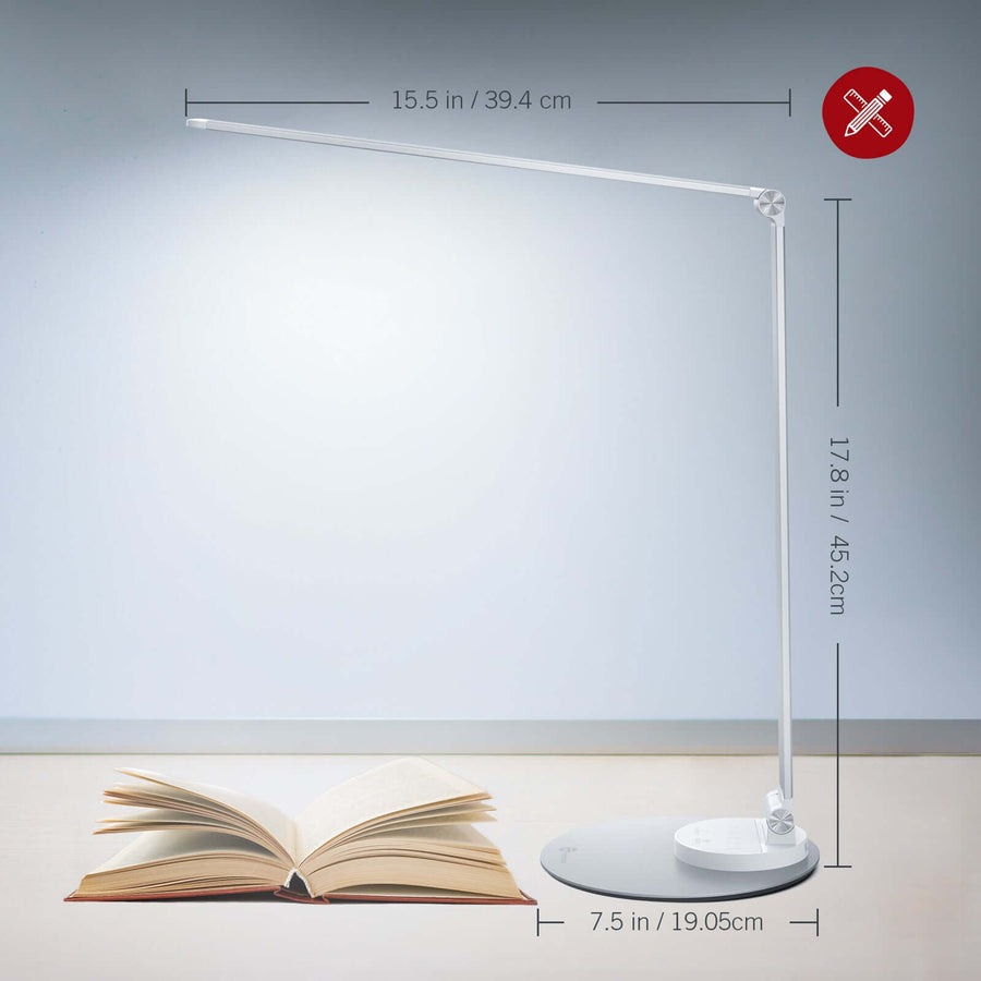 TaoTronics ultra tanka led namizna svetilka TT-DL22 temno siva