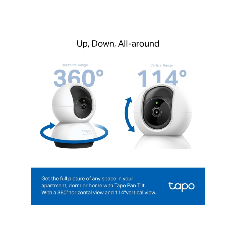 TP-LINK Tapo C220 2k 4MP QHD WiFi Pan/Tilt varnostna kamera