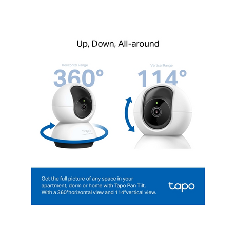 TP-LINK Tapo C220 2k 4MP QHD WiFi Pan/Tilt varnostna kamera
