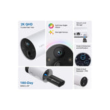 TP-LINK Tapo C420S1 2K QHD zunanja Wi-Fi varnostna kamera - set kamera + Smart Hub