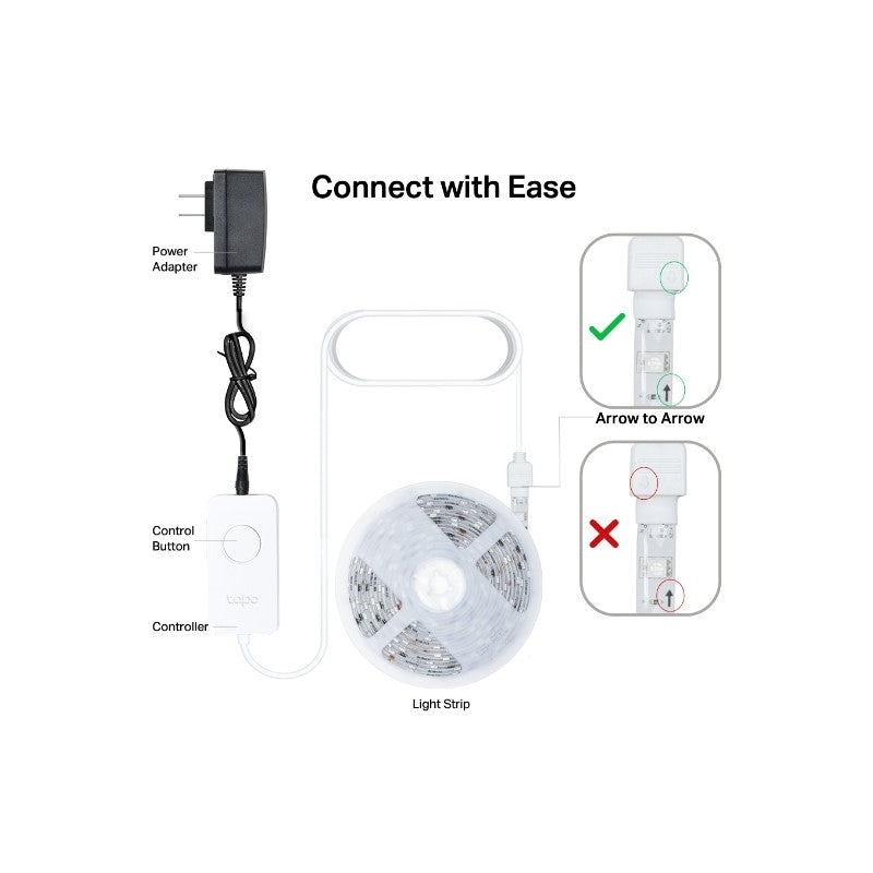 TP-LINK pametni Wi-Fi LED multi-barvni trak Tapo L930-5 5M