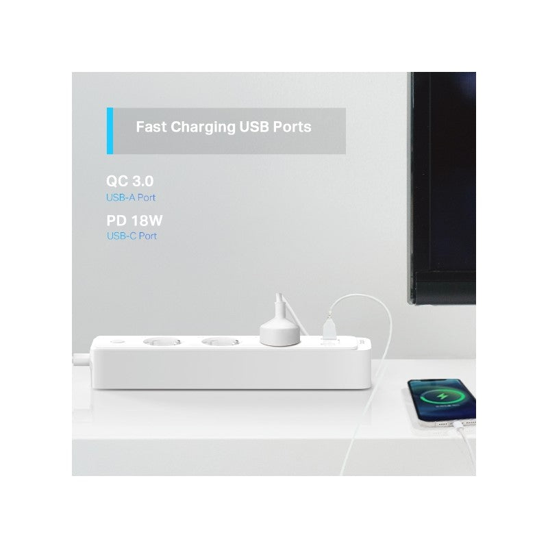 TP-LINK Tapo P300 Smart Wi-Fi vtičnice + USB Output