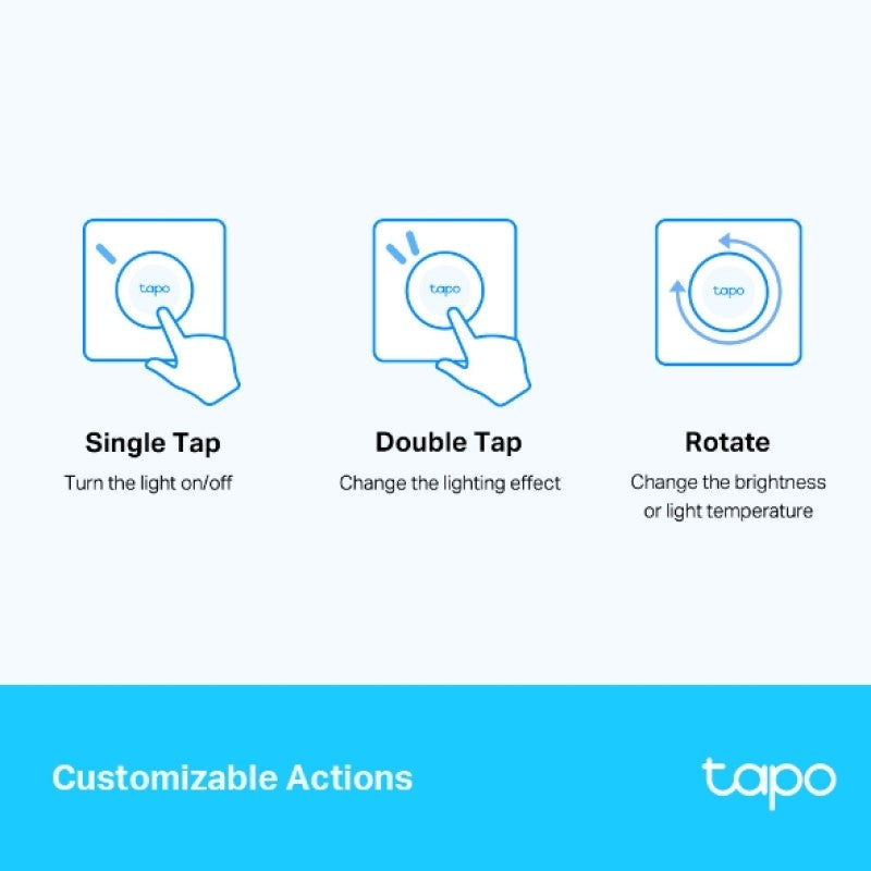 TP-LINK Tapo S200D Smart Remote Dimmer stikalo