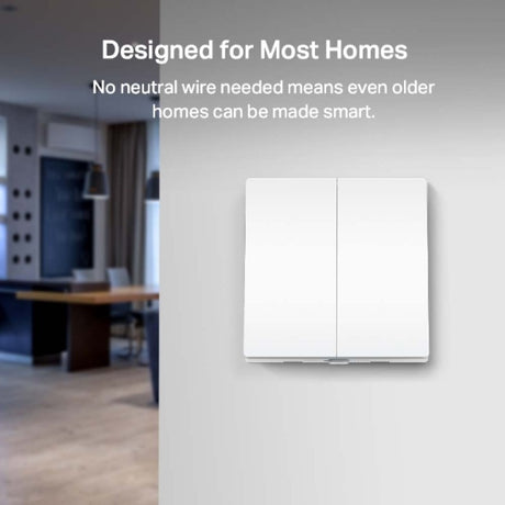 TP-LINK Tapo S220 Smart Light stikalo, 2-Gang 1-Way