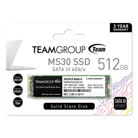 Teamgroup 512GB SSD MS30 M.2 2280 SATA3