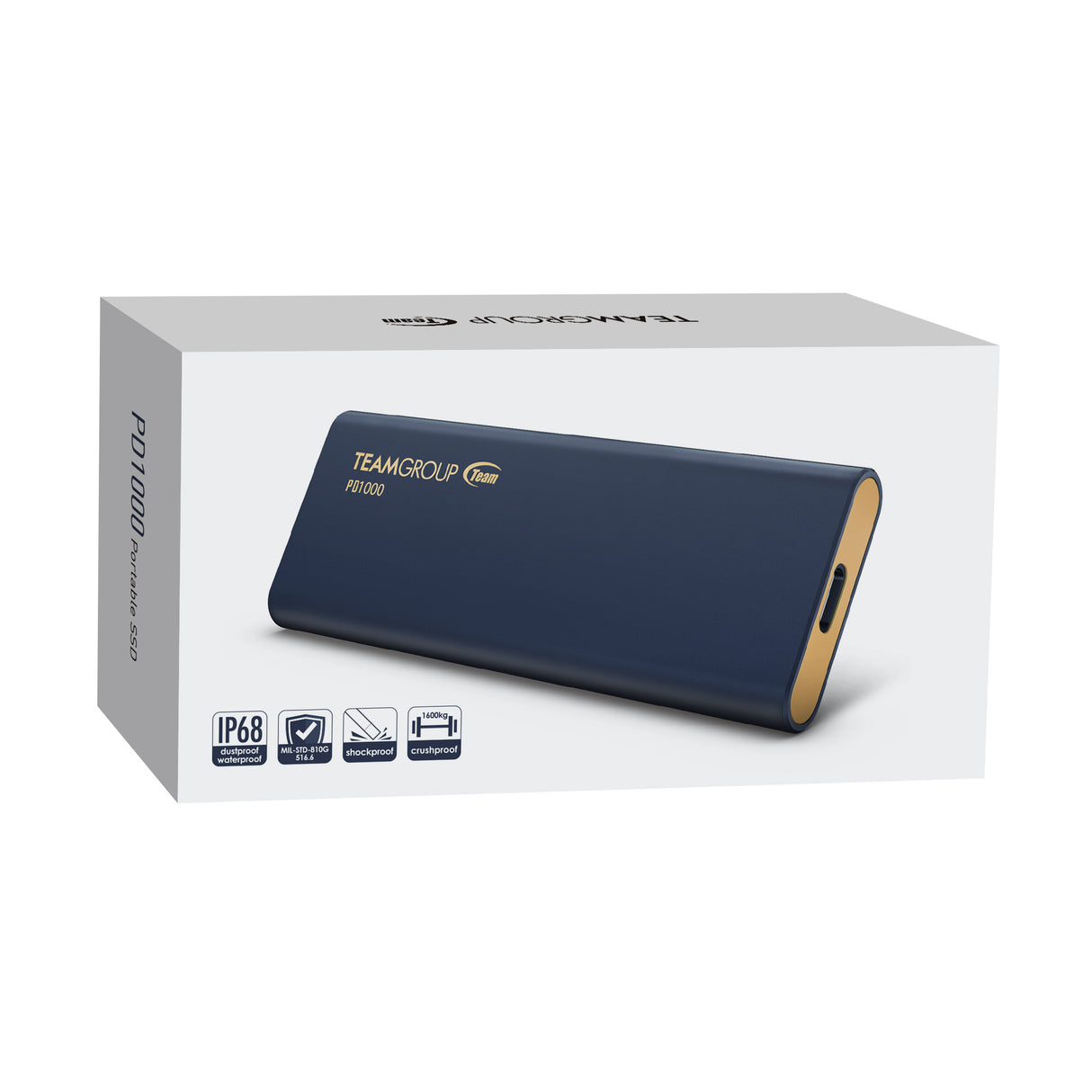 Teamgroup 512GB SSD PD1000 1000/900 MBs USB-C 3.2 Gen2