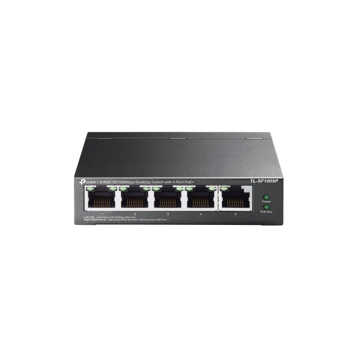 TP-LINK TL-SF1005P 5-port 10/100Mbps stikalo z 4-Port PoE+
