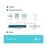 TP-Link mrežno stikalo 8 port 10/100/1000, 8 × POE+