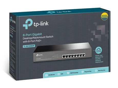TP-Link mrežno stikalo 8 port 10/100/1000, 8 × POE