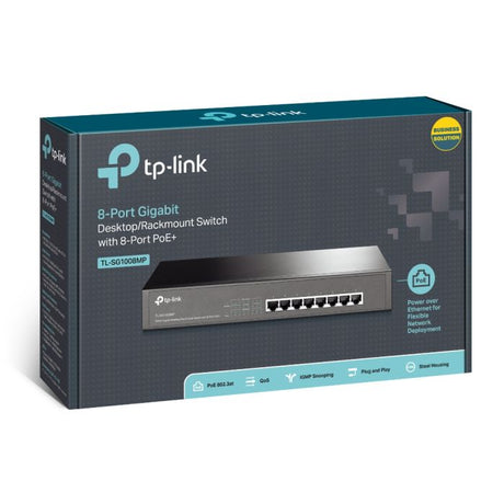TP-Link mrežno stikalo 8 port 10/100/1000, 8 × POE