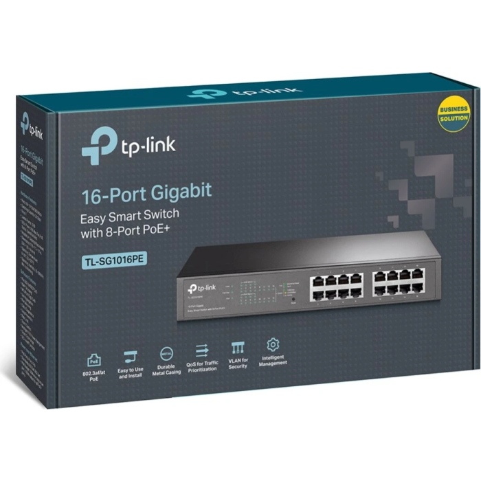 TP-Link TL-SG1016PE 16 port Gigabit z 8-Port PoE+ mrežno stikalo