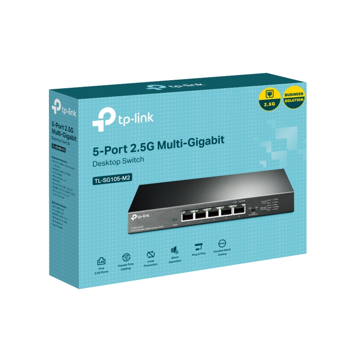 TP-LINK SG105-M2 V1 5 port 2.5 Gbps mrežno stikalo / switch