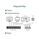 TP-LINK SG108 8 port Gigabit mrežno stikalo / switch