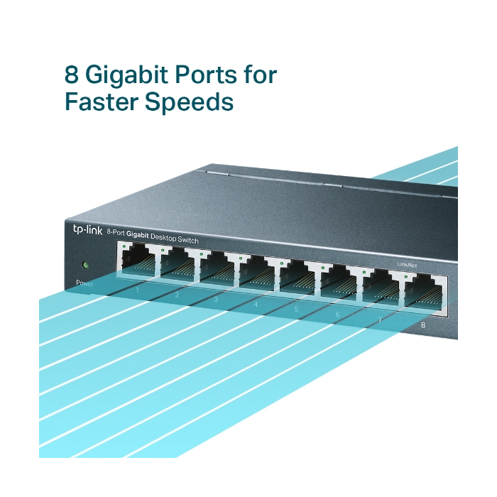 TP-LINK SG108 8 port Gigabit mrežno stikalo / switch