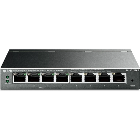 TP-Link 8-Portno Gigabit PoE+ Easy Smart Managed stikalo