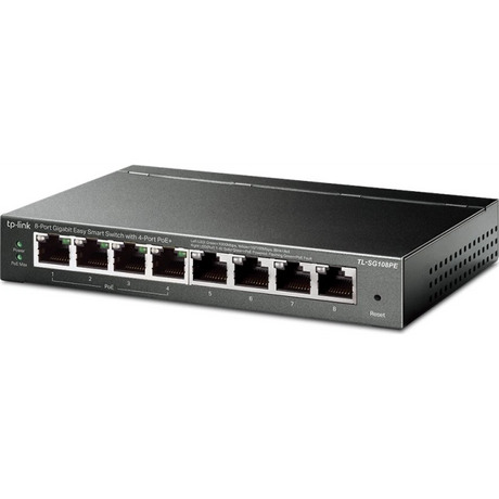 TP-Link 8-Portno Gigabit PoE+ Easy Smart Managed stikalo