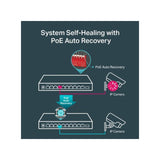 TP-LINK stikalo 10-port Gigabit 10/100/1000 TL-SG1210MP 8-Port PoE+