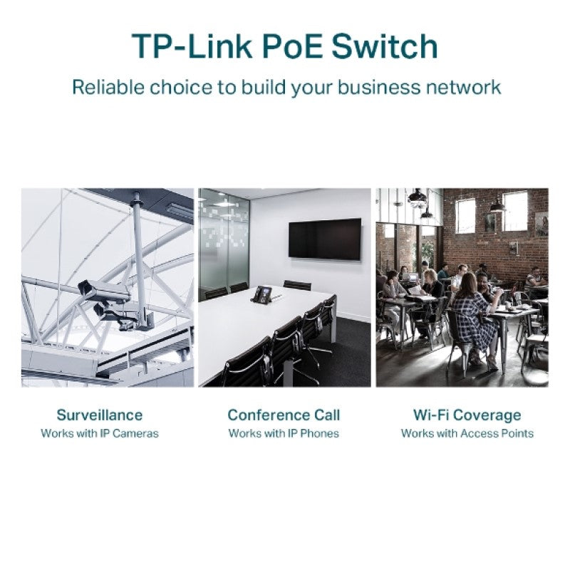 TP-LINK stikalo 18-port Gigabit stikalo z 16-Port PoE+ port