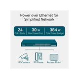 TP-LINK JetStream 28-Port Gigabit L2+ managed stikalo z 24-Port PoE+