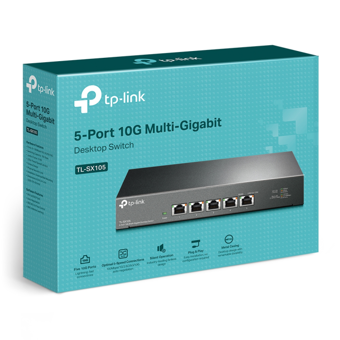 TP-LINK TL-SX105 5-Port 10G Desktop mrežno stikalo / switch