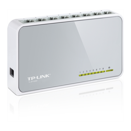 TP-LINK SF1008D 8 port SF1008D 100Mbps mrežno stikalo / switch