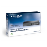 TP-LINK TL-SF1016DS 16 Port 100Mbps Rackmount mrežno stikalo / switch