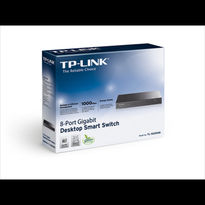 TP-LINK TL-SG2008 8-port Gigabit Smart switch stikalo