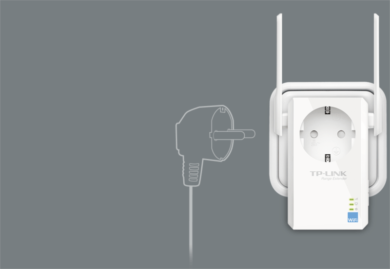 TP-LINK WA860RE 300Mbps WiFi Range Extender z vtičnico