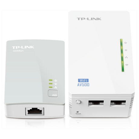 TP-LINK TL-WPA4220KIT 300Mbps AV600 WiFi Powerline Extender Starter Kit