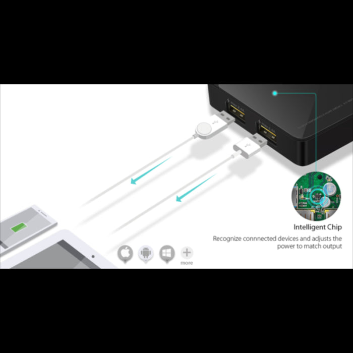 TP-LINK UH720 7 portni USB3.0 hub z 2 polnilnima portoma 5V/2.4A