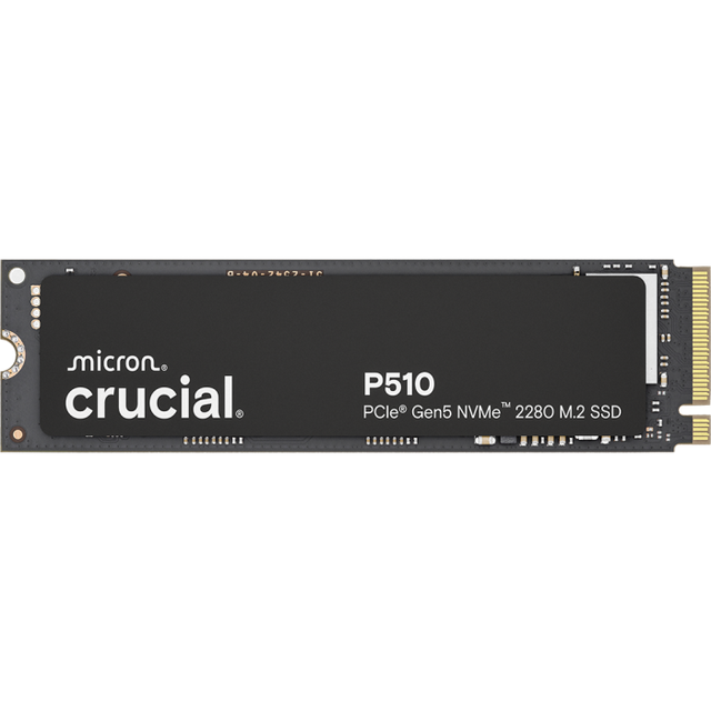 Crucial P510 1TB PCIe Gen5 NVMe 2280 M.2 SSD