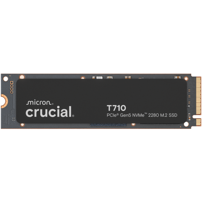 Crucial T710 2TB PCIe Gen5 NVMe 2280 M.2 SSD
