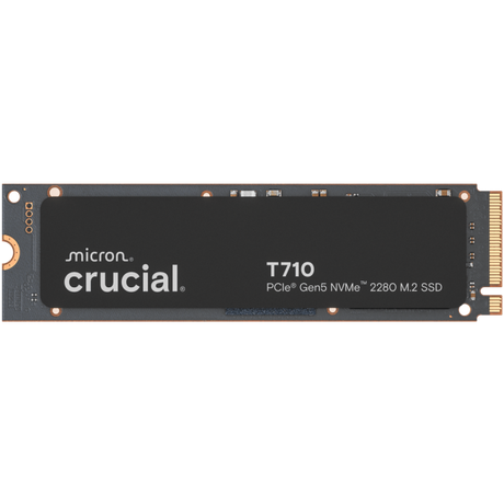 Crucial T710 2TB PCIe Gen5 NVMe 2280 M.2 SSD