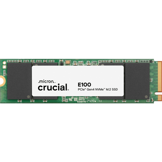 Crucial E100 2TB PCIe Gen4 NVMe 2280 M.2 SSD