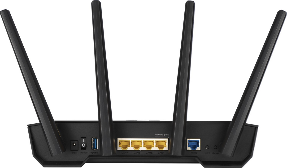 ASUS TUF Gaming AX3000 V2 MU-MIMO Dual-Band WiFi 6 AX3000 brezžični usmerjevalnik, 802.11ax/ac/a/g/b/n, 2402+574Mbps