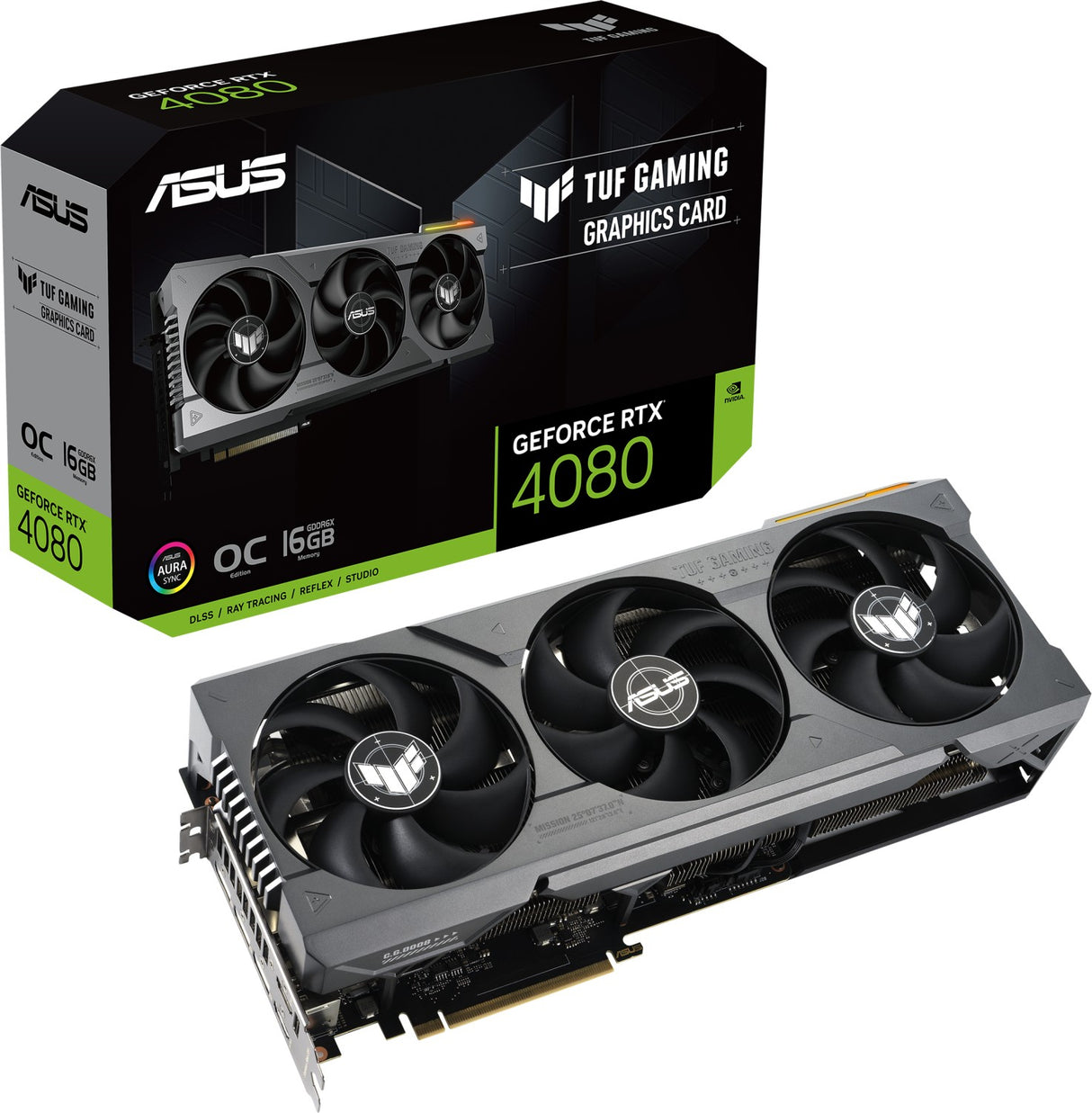 Grafična kartica ASUS TUF GeForce RTX 4080 GAMING OC, 16GB GDDR6X, PCI-E 4.0