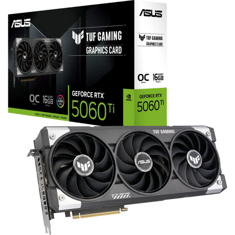 Grafična kartica ASUS TUF Gaming GeForce RTX 5060 Ti OC, 16GB GDDR7, PCI-E 5.0 TUF-RTX5060TI-O16G-GAMING